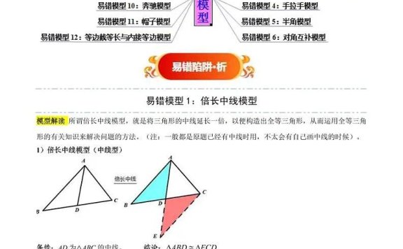 【易错题】2025年中考考试易错题分析+举一反三数学(全国通用)