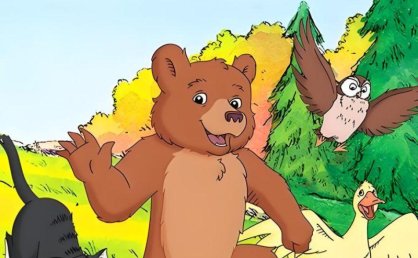 美音启蒙英语动画片《天才宝贝熊 Little bear (视频+音频+绘本+台词) 》