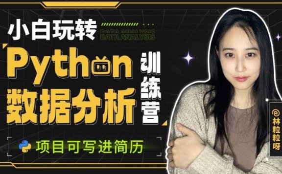 林粒粒呀《小白玩转Python数据分析训练营 (含AI专题) 》