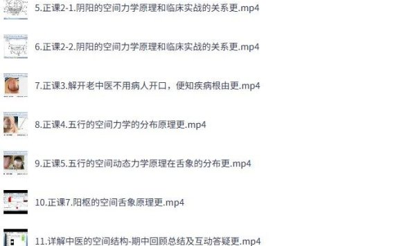 六经伤寒舌象辩证教程|30集完整版+中医学习资源(立体舌象解析+辩证技巧)